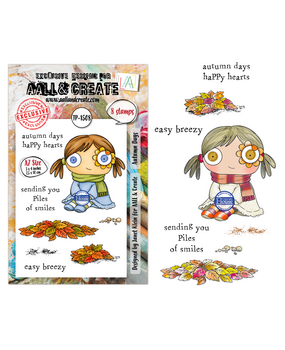 AALL and Create Fall into Fall Clear Stamp Set A7 Autumn Days (AALL-TP-1508)