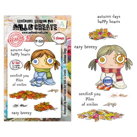 AALL and Create Fall into Fall Clear Stamp Set A7 Autumn Days (AALL-TP-1508) AALL and Create Fall into Fall Clear Stamp Set A7 Autumn Days (AALL-TP-1508)