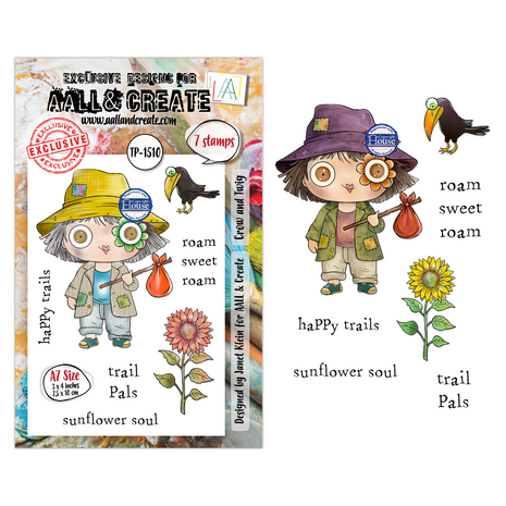 AALL and Create Fall into Fall Clear Stamp Set A7 Crow and Twig (AALL-TP-1510) AALL and Create Fall into Fall Clear Stamp Set A7 Crow and Twig (AALL-TP-1510)