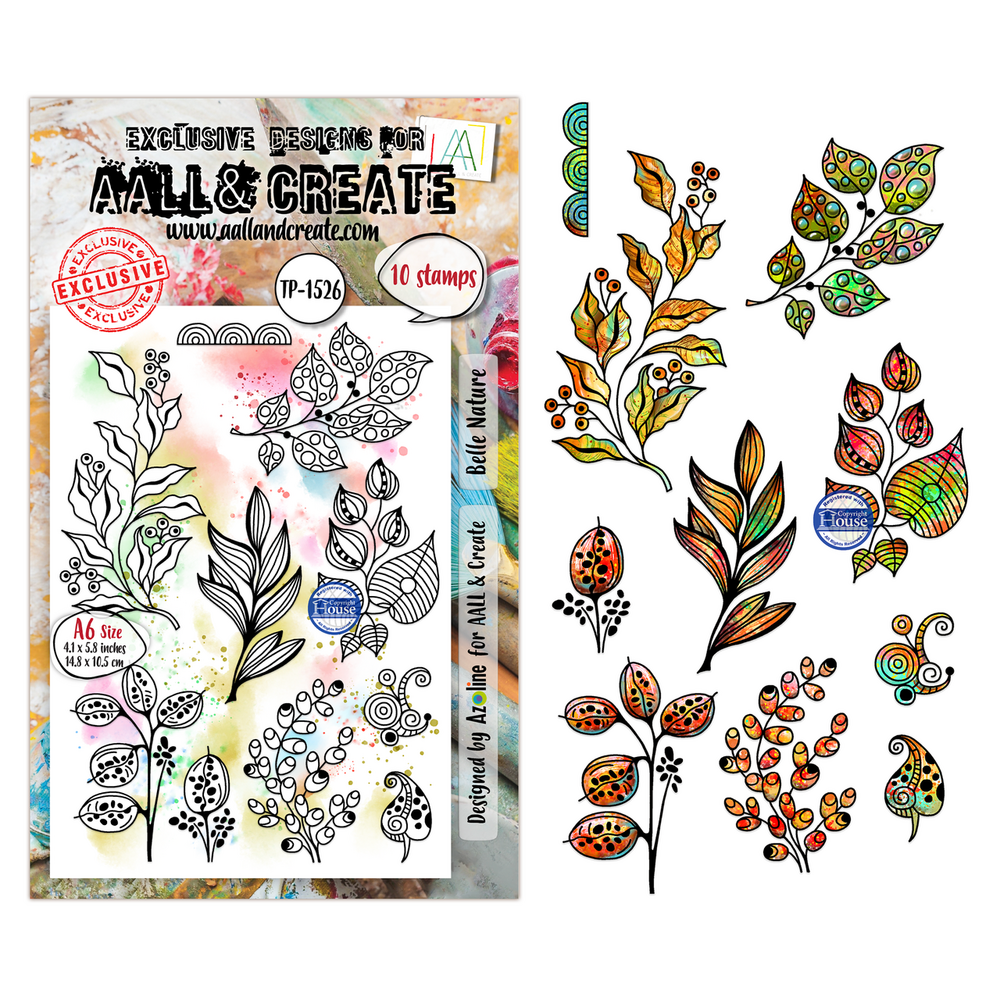 AALL and Create Merveilles d’Automne Clear Stamp Set A6 Belle Nature (AALL-TP-1526) AALL and Create Merveilles d’Automne Clear Stamp Set A6 Belle Nature (AALL-TP-1526)