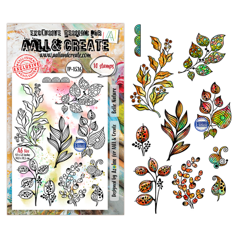 AALL and Create Merveilles d’Automne Clear Stamp Set A6 Belle Nature (AALL-TP-1526) AALL and Create Merveilles d’Automne Clear Stamp Set A6 Belle Nature (AALL-TP-1526)