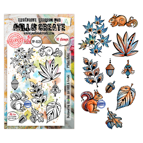 AALL and Create Merveilles d’Automne Clear Stamp Set A6 P'tites Betes (AALL-TP-1527) AALL and Create Merveilles d’Automne Clear Stamp Set A6 P'tites Betes (AALL-TP-1527)