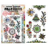 AALL and Create Merveilles d’Automne Clear Stamp Set A6 Fleurs Curieuses (AALL-TP-1529)