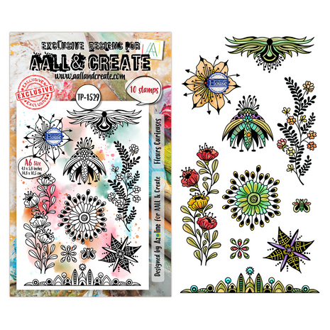 AALL and Create Merveilles d’Automne Clear Stamp Set A6 Fleurs Curieuses (AALL-TP-1529) AALL and Create Merveilles d’Automne Clear Stamp Set A6 Fleurs Curieuses (AALL-TP-1529)