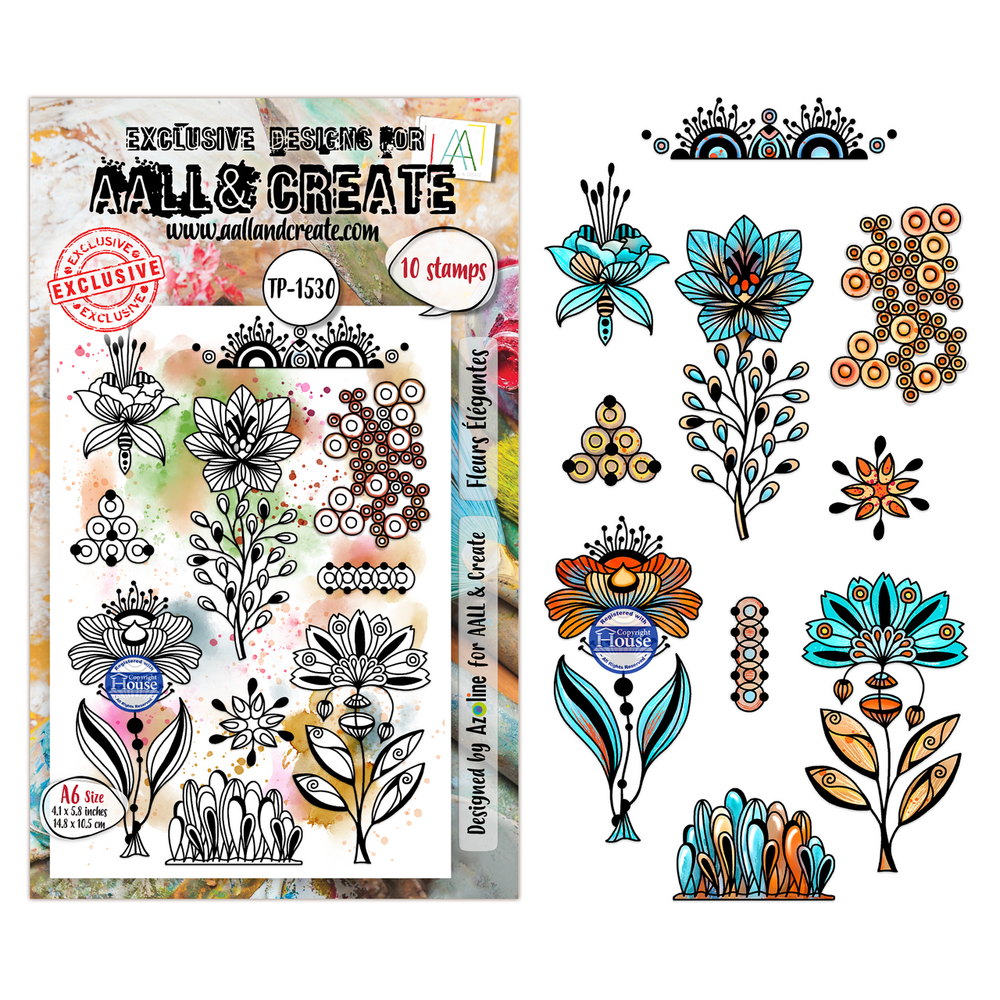 AALL and Create Merveilles d’Automne Clear Stamp Set A6 Fleurs Élégantes (AALL-TP-1530) AALL and Create Merveilles d’Automne Clear Stamp Set A6 Fleurs Élégantes (AALL-TP-1530)