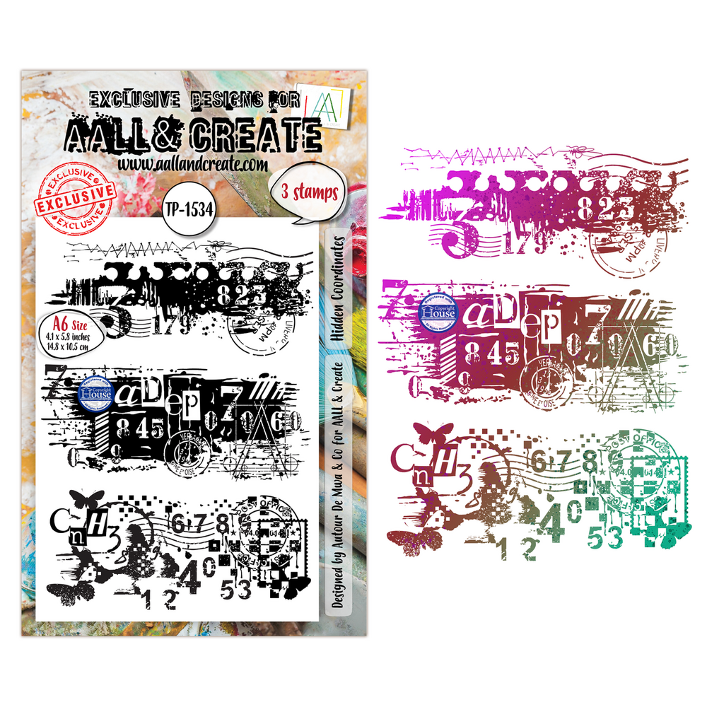 AALL and Create Universe of Patterns Clear Stamp Set A6 Hidden Coordinates (AALL-TP-1534) AALL and Create Universe of Patterns Clear Stamp Set A6 Hidden Coordinates (AALL-TP-1534)