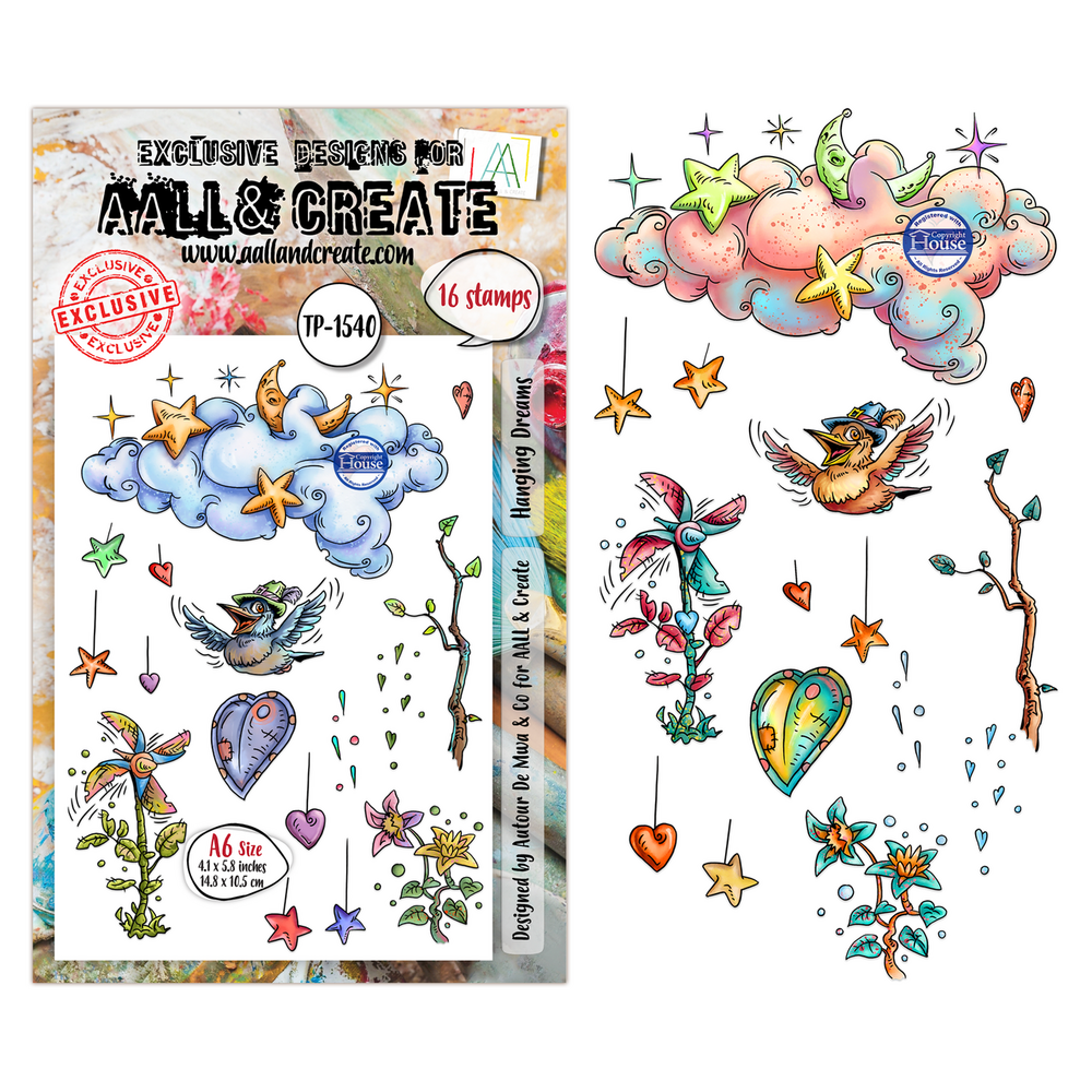 AALL and Create Sunday Play Clear Stamp Set A6 Hanging Dreams (AALL-TP-1540) AALL and Create Sunday Play Clear Stamp Set A6 Hanging Dreams (AALL-TP-1540)