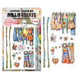 AALL and Create Sunday Play Clear Stamp Set A6 Sunday Laundry (AALL-TP-1542)