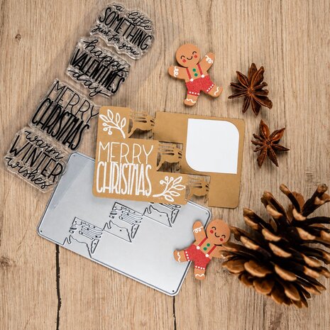 Vaessen Creative Triple Step Card Collection Stamp & Dies Winter & Valentijn (KTC001) Vaessen Creative Triple Step Card Collection Stamp & Dies Winter & Valentijn (KTC001)