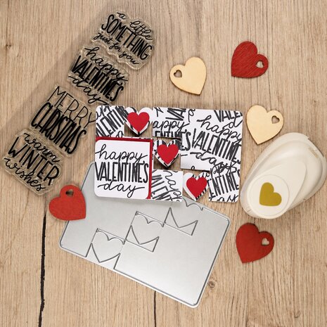 Vaessen Creative Triple Step Card Collection Stamp & Dies Winter & Valentijn (KTC001) Vaessen Creative Triple Step Card Collection Stamp & Dies Winter & Valentijn (KTC001)