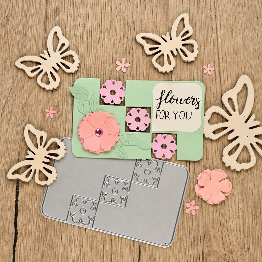 Vaessen Creative Triple Step Card Collection Stamp & Dies Pasen & Halloween (KTC003) Vaessen Creative Triple Step Card Collection Stamp & Dies Pasen & Halloween (KTC003)