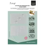 Vaessen Creative Triple Step Card Collection Stamp & Dies Winter & Valentijn (KTC001)