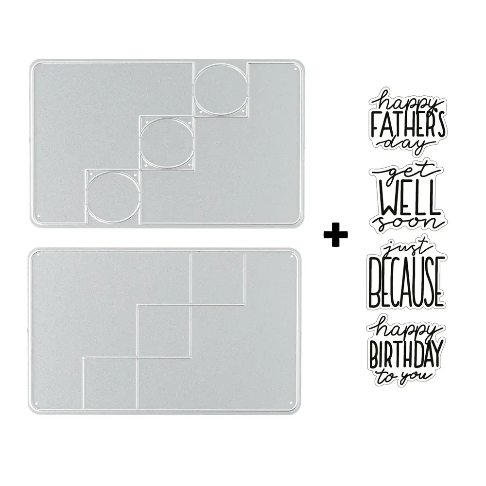 Vaessen Creative Triple Step Card Collection Stamp & Dies Verjaardag & Wensen (KTC002) Vaessen Creative Triple Step Card Collection Stamp & Dies Verjaardag & Wensen (KTC002)