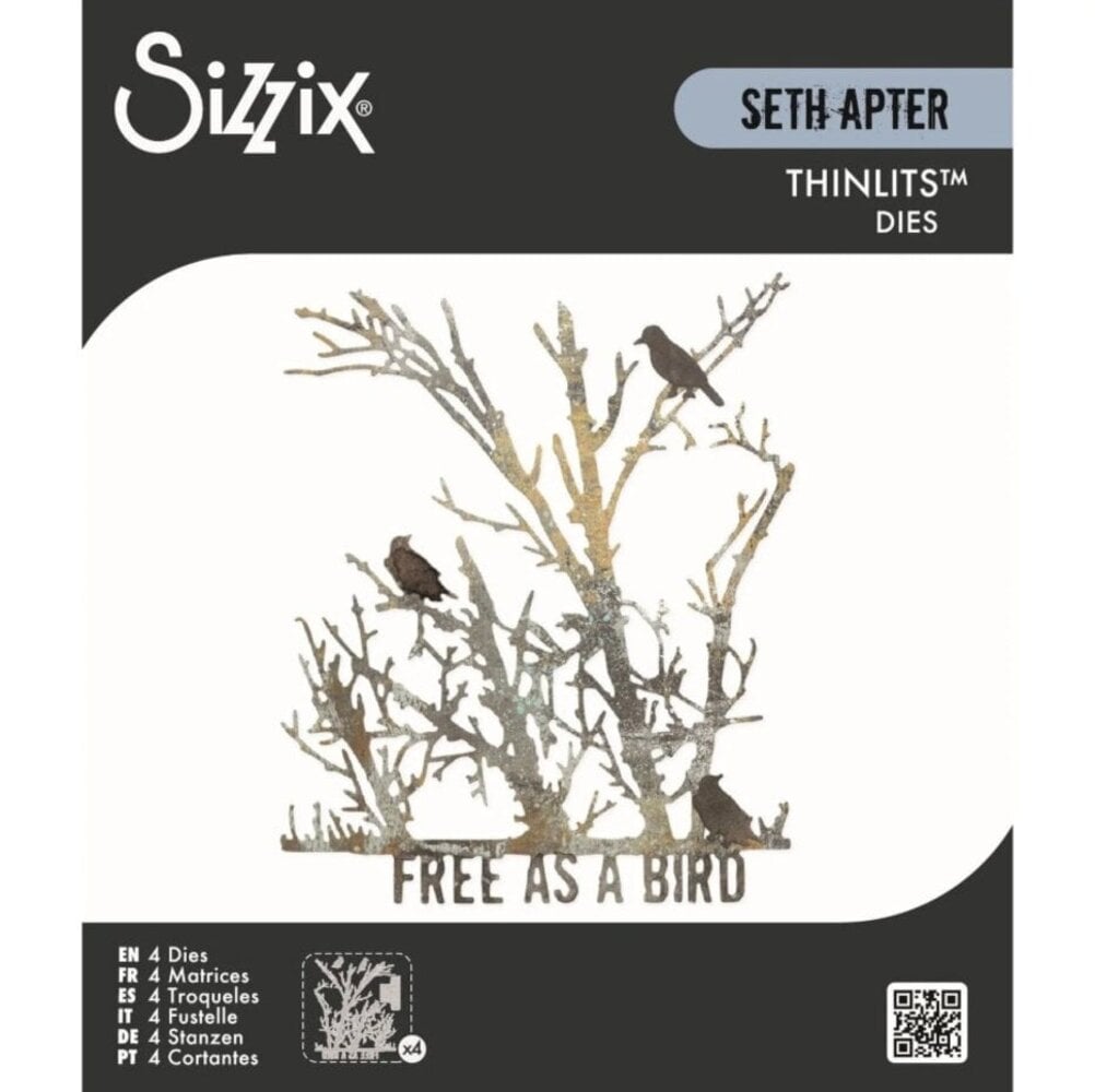 Sizzix Seth Apter Thinlits Die Set Free Bird (667213) Sizzix Seth Apter Thinlits Die Set Free Bird (667213)