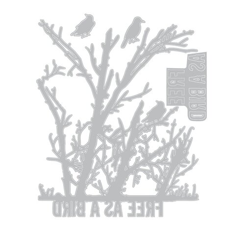 Sizzix Seth Apter Thinlits Die Set Free Bird (667213) Sizzix Seth Apter Thinlits Die Set Free Bird (667213)