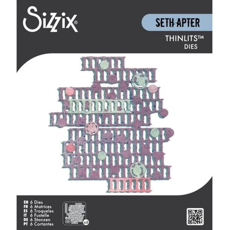 Sizzix Seth Apter Thinlits Die Set Stackers (667230) Sizzix Seth Apter Thinlits Die Set Stackers (667230)