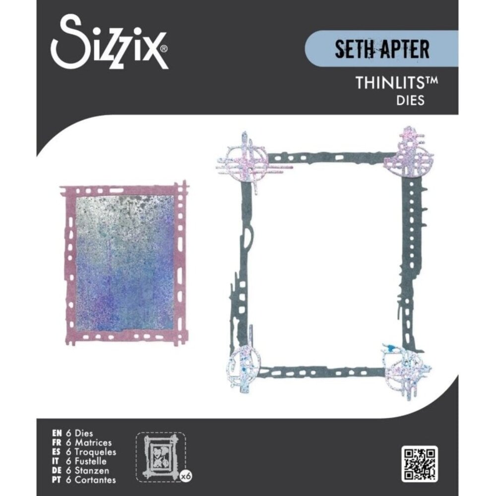 Sizzix Seth Apter Thinlits Die Set Framed (667233) Sizzix Seth Apter Thinlits Die Set Framed (667233)