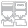 Sizzix 49 and Market Thinlits Die Set Snap and Swap Mini Tags (667206) Sizzix 49 and Market Thinlits Die Set Snap and Swap Mini Tags (667206)