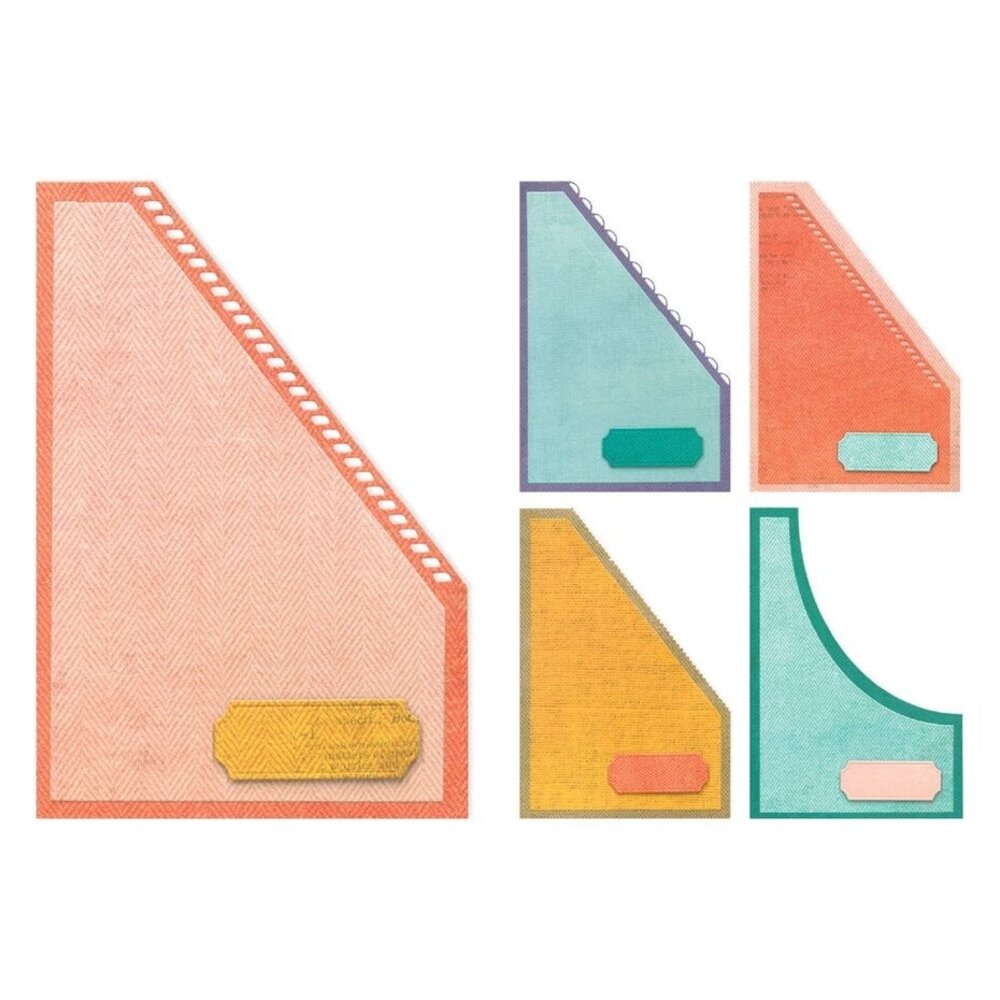 Sizzix 49 and Market Thinlits Die Set Snap and Swap Slanted Pocket (667227) Sizzix 49 and Market Thinlits Die Set Snap and Swap Slanted Pocket (667227)