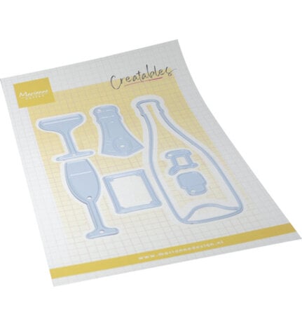 Marianne Design PRE-ORDER Creatables Champagne (LR0987) Marianne Design PRE-ORDER Creatables Champagne (LR0987)