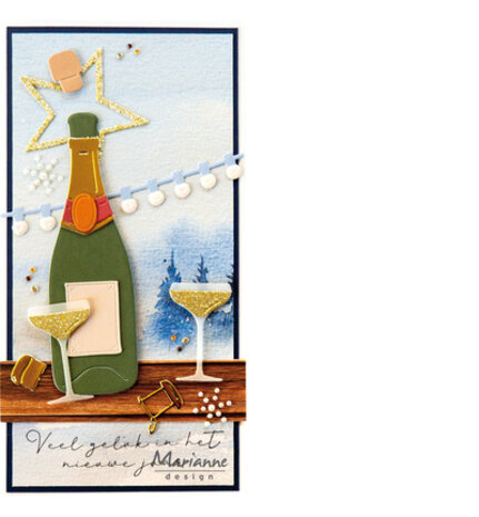 Marianne Design PRE-ORDER Creatables Champagne (LR0987) Marianne Design PRE-ORDER Creatables Champagne (LR0987)