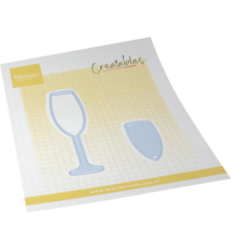 Marianne Design PRE-ORDER Creatables Large Champagne Glass (LR0988) Marianne Design PRE-ORDER Creatables Large Champagne Glass (LR0988)