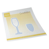 Marianne Design PRE-ORDER Creatables Large Champagne Glass (LR0988)