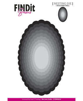 Find It Trading Scalloped Oval Nesting Dies (FITBND019) Find It Trading Scalloped Oval Nesting Dies (FITBND019)