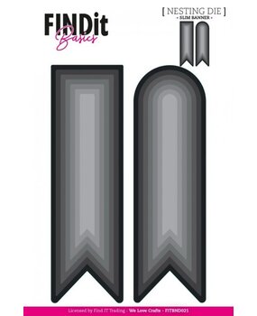 Find It Trading Slim Banner Nesting Dies (FITBND021) Find It Trading Slim Banner Nesting Dies (FITBND021)