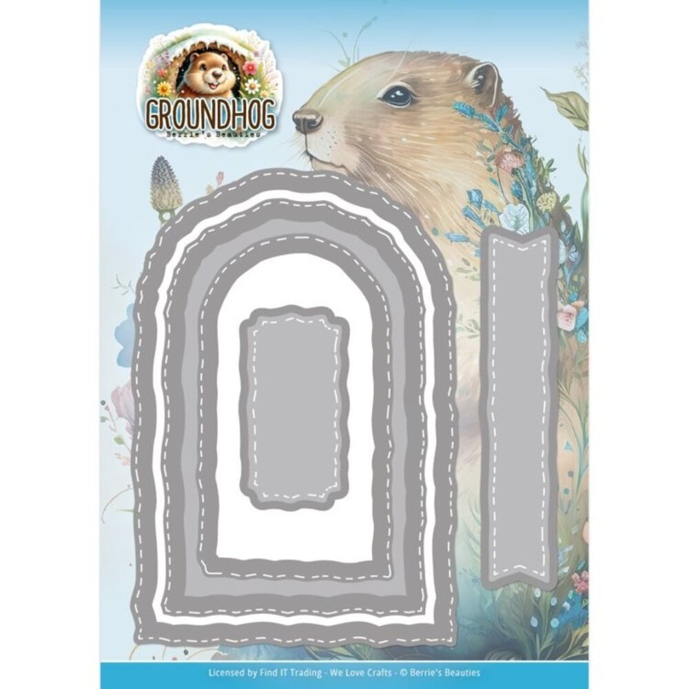 Berrie's Beauties Groundhog Dies Groundhog Arches (BBD10140) Berrie's Beauties Groundhog Dies Groundhog Arches (BBD10140)