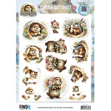 Berrie's Beauties Groundhog 3D Push Out Spring Moments (SB11172)