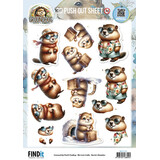 Berrie's Beauties Groundhog 3D Push Out Holiday Ready (SB11173)