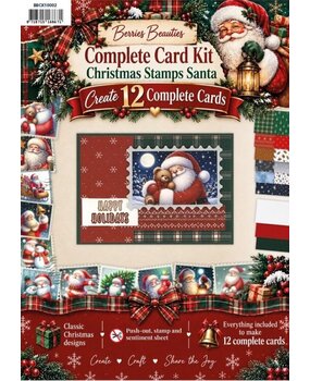 Berrie's Beauties Christmas Stamps Santa Complete Card Kit (BBCK10002) Berrie's Beauties Christmas Stamps Santa Complete Card Kit (BBCK10002)