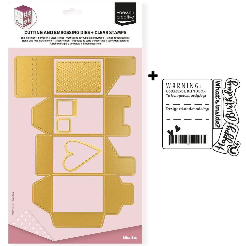 Vaessen Creative Stamp & Dies Verrassingsdoosje (3625-0020) Vaessen Creative Stamp & Dies Verrassingsdoosje (3625-0020)