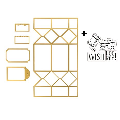 Vaessen Creative Stamp & Dies A4 Kerstcracker (3625-0021) Vaessen Creative Stamp & Dies A4 Kerstcracker (3625-0021)