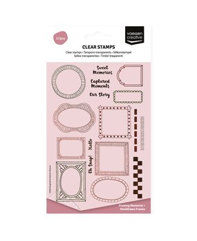 Vaessen Creative Framing Memories A6 Clear Stamps Handdrawn Frames (3625-0700) Vaessen Creative Framing Memories A6 Clear Stamps Handdrawn Frames (3625-0700)