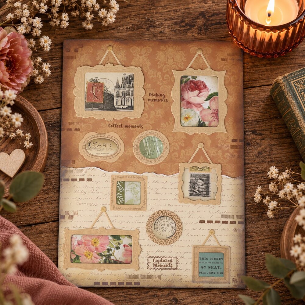 Vaessen Creative Framing Memories A6 Clear Stamps Handdrawn Frames (3625-0700) Vaessen Creative Framing Memories A6 Clear Stamps Handdrawn Frames (3625-0700)