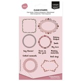 Vaessen Creative Framing Memories A6 Clear Stamps Botanical Frames (3625-0701)