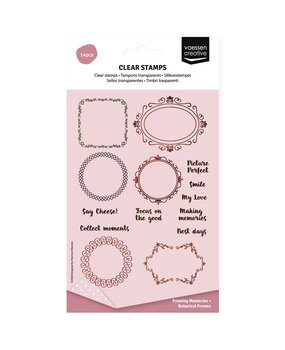 Vaessen Creative Framing Memories A6 Clear Stamps Botanical Frames (3625-0701) Vaessen Creative Framing Memories A6 Clear Stamps Botanical Frames (3625-0701)
