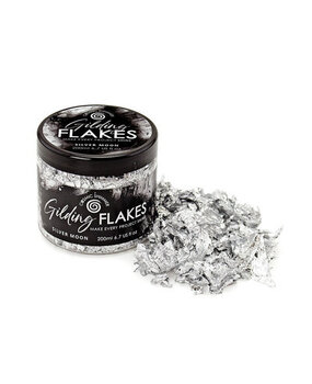 Cosmic Shimmer Gilding Flakes Silver Moon (200ml) (32-GF002-200) Cosmic Shimmer Gilding Flakes Silver Moon (200ml) (32-GF002-200)