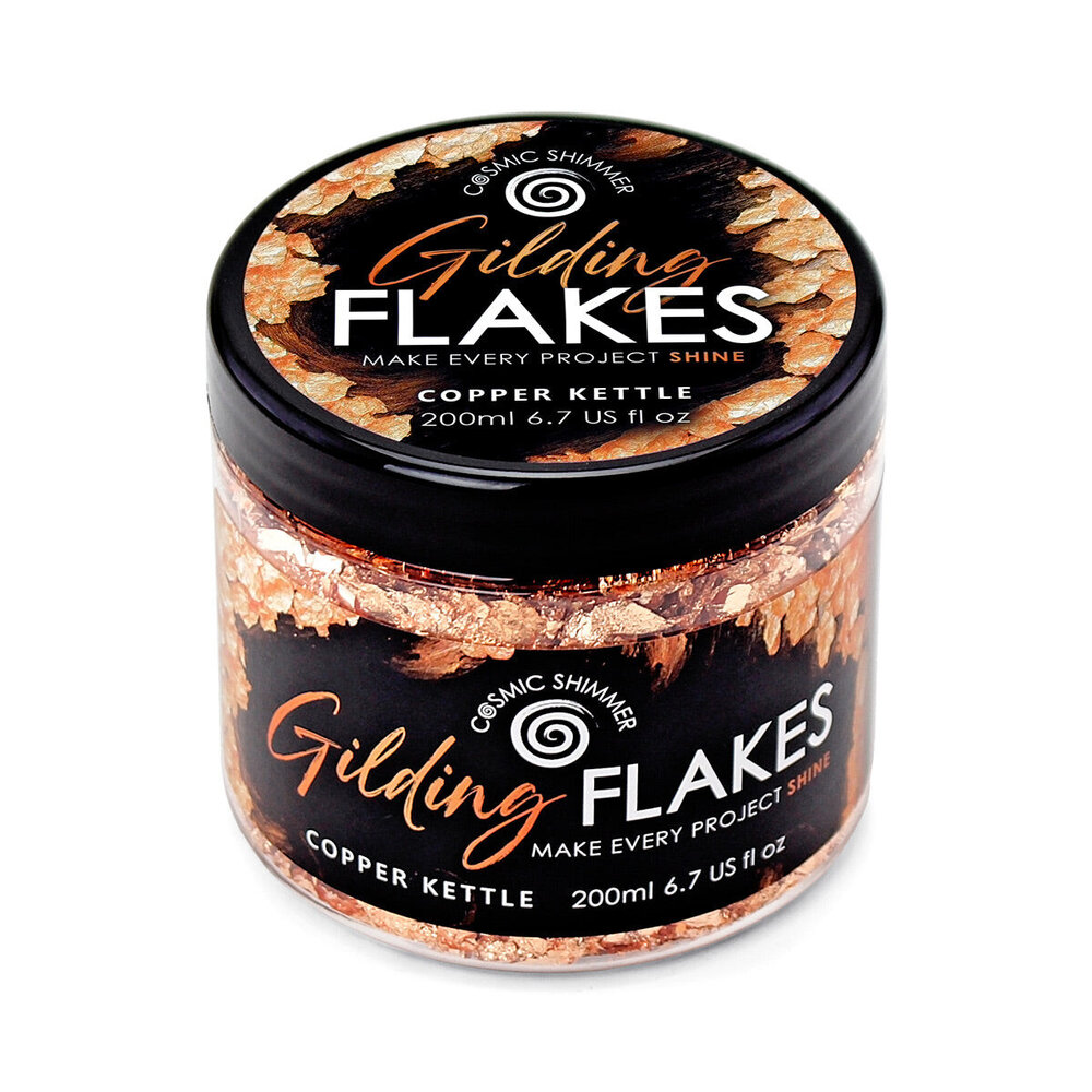 Cosmic Shimmer Gilding Flakes Copper Kettle (200ml) (32-GF003-200) Cosmic Shimmer Gilding Flakes Copper Kettle (200ml) (32-GF003-200)