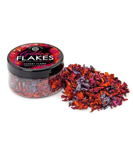 Cosmic Shimmer Gilding Flakes Cherry Flame (100ml) (32-GF006-100) Cosmic Shimmer Gilding Flakes Cherry Flame (100ml) (32-GF006-100)