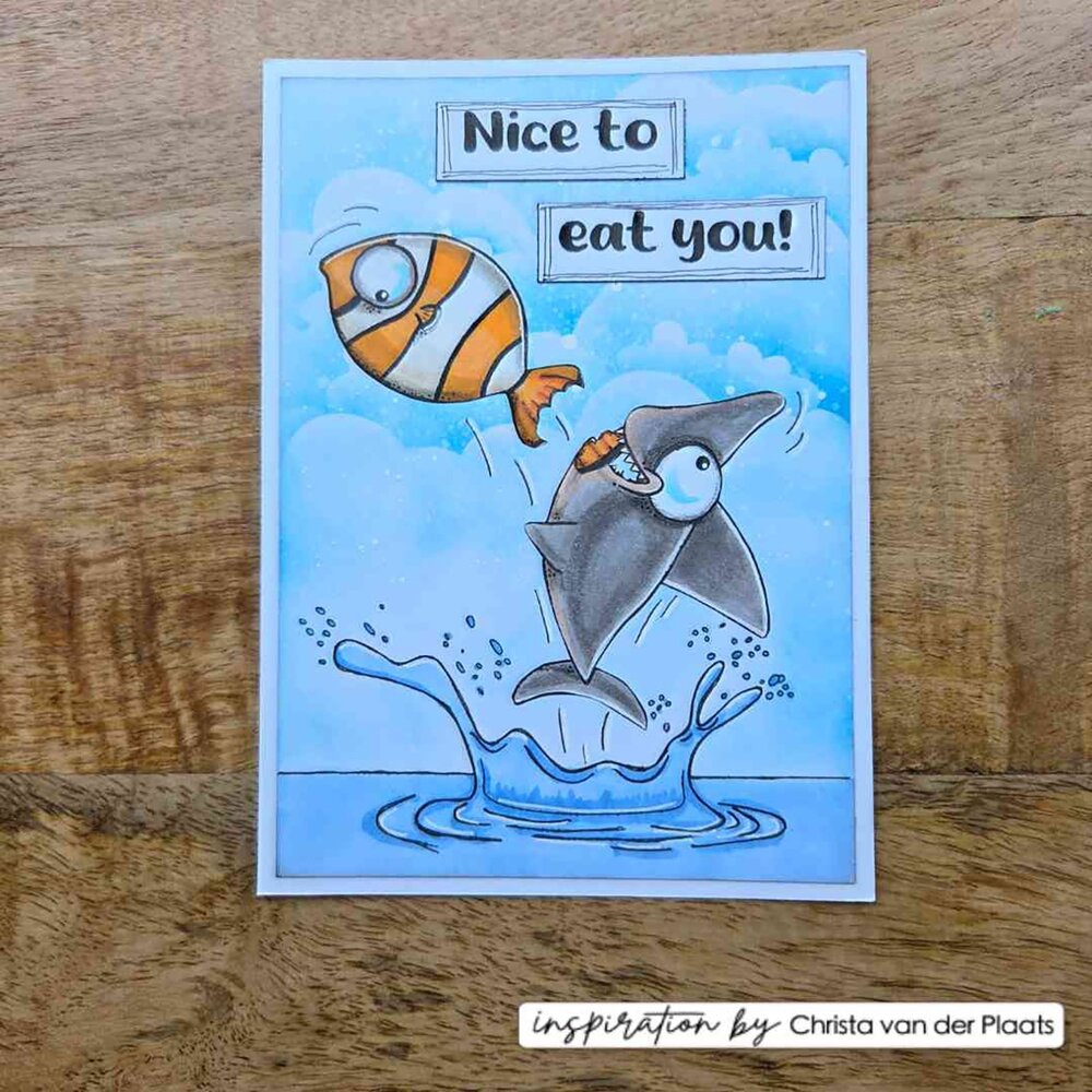 Vaessen Creative Silly Sea Life 3 A6 Clear Stamps (CAR0704) Vaessen Creative Silly Sea Life 3 A6 Clear Stamps (CAR0704)