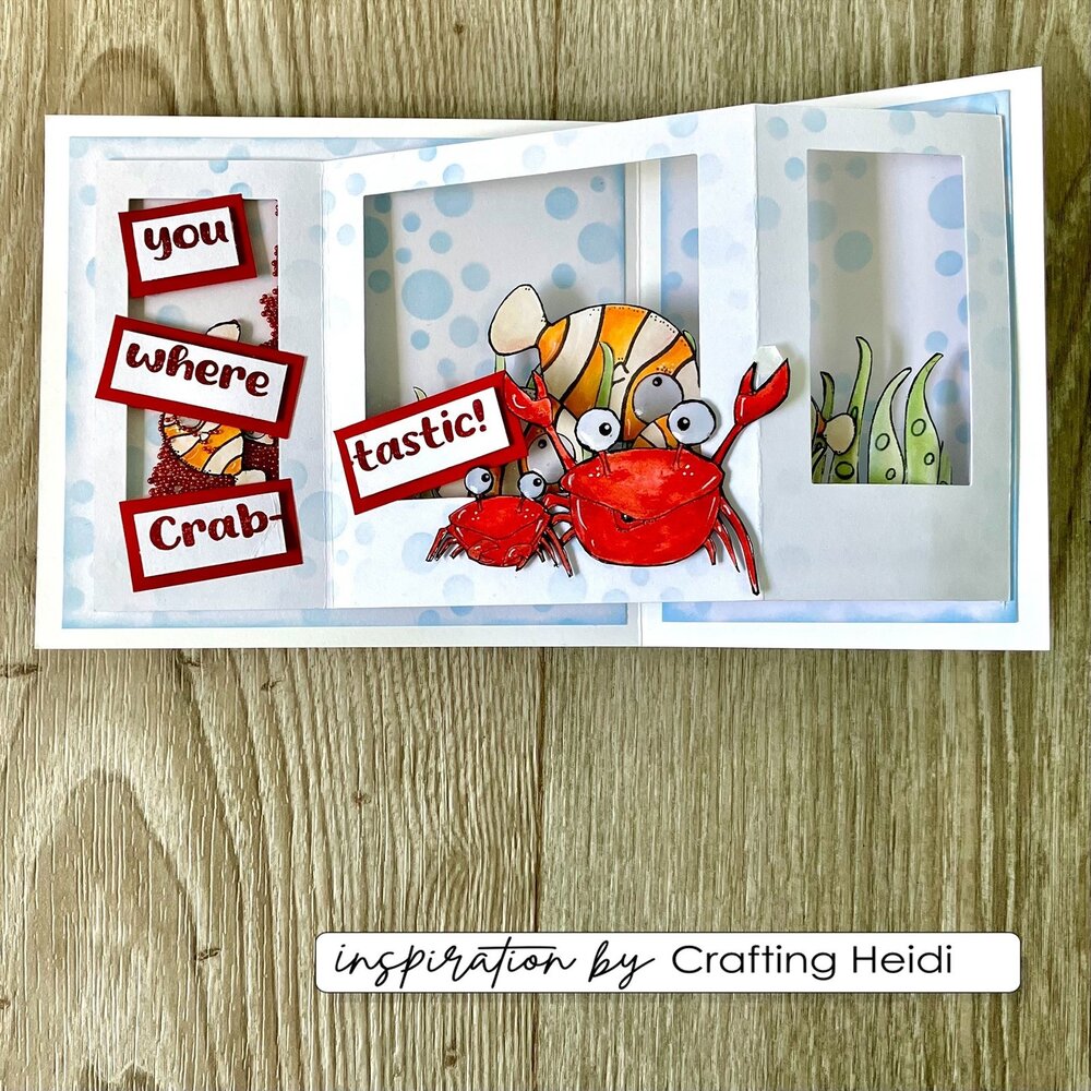 Vaessen Creative Silly Sea Life 3 A6 Clear Stamps (CAR0704) Vaessen Creative Silly Sea Life 3 A6 Clear Stamps (CAR0704)