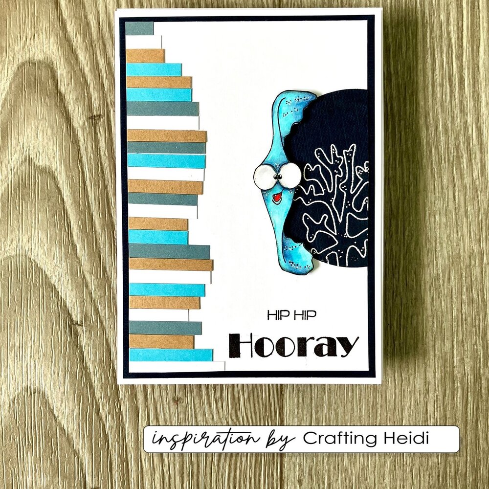 Vaessen Creative Silly Sea Life 4 A6 Clear Stamps (CAR0705) Vaessen Creative Silly Sea Life 4 A6 Clear Stamps (CAR0705)