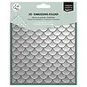 Vaessen Creative Silly Sea Life 6x6 Inch Embossing Folder Fish Scales (CAR0707) Vaessen Creative Silly Sea Life 6x6 Inch Embossing Folder Fish Scales (CAR0707)