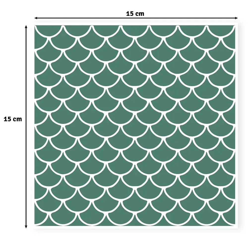 Vaessen Creative Silly Sea Life 6x6 Inch Stencil Fish Scales (CAR0709) Vaessen Creative Silly Sea Life 6x6 Inch Stencil Fish Scales (CAR0709)
