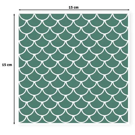 Vaessen Creative Silly Sea Life 6x6 Inch Stencil Fish Scales (CAR0709) Vaessen Creative Silly Sea Life 6x6 Inch Stencil Fish Scales (CAR0709)