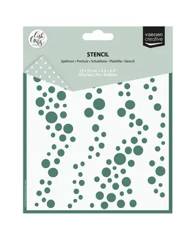 Vaessen Creative Silly Sea Life 6x6 Inch Stencil Bubbles (CAR0710) Vaessen Creative Silly Sea Life 6x6 Inch Stencil Bubbles (CAR0710)
