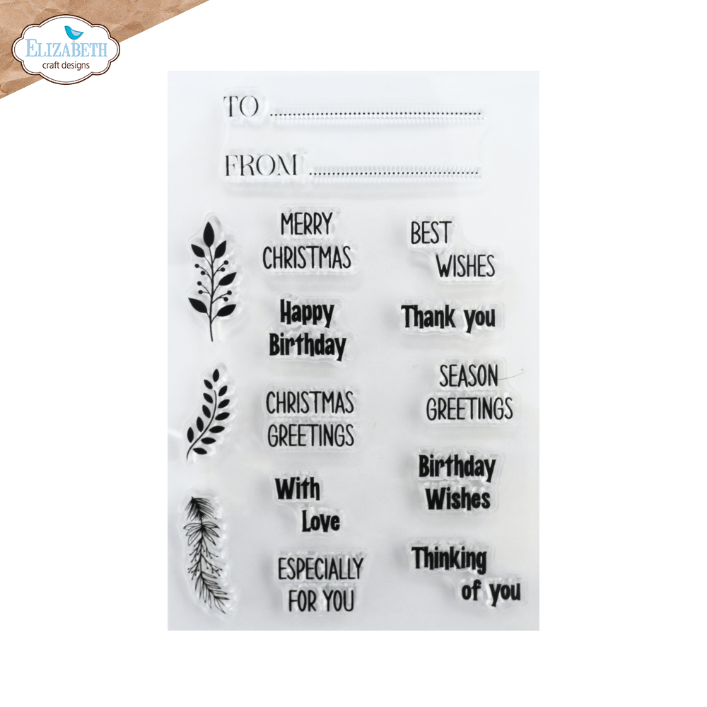 Elizabeth Craft Designs Warm Wishes A6 Clear Stamps Warm Wishes Sentiments (CS468) Elizabeth Craft Designs Warm Wishes A6 Clear Stamps Warm Wishes Sentiments (CS468)